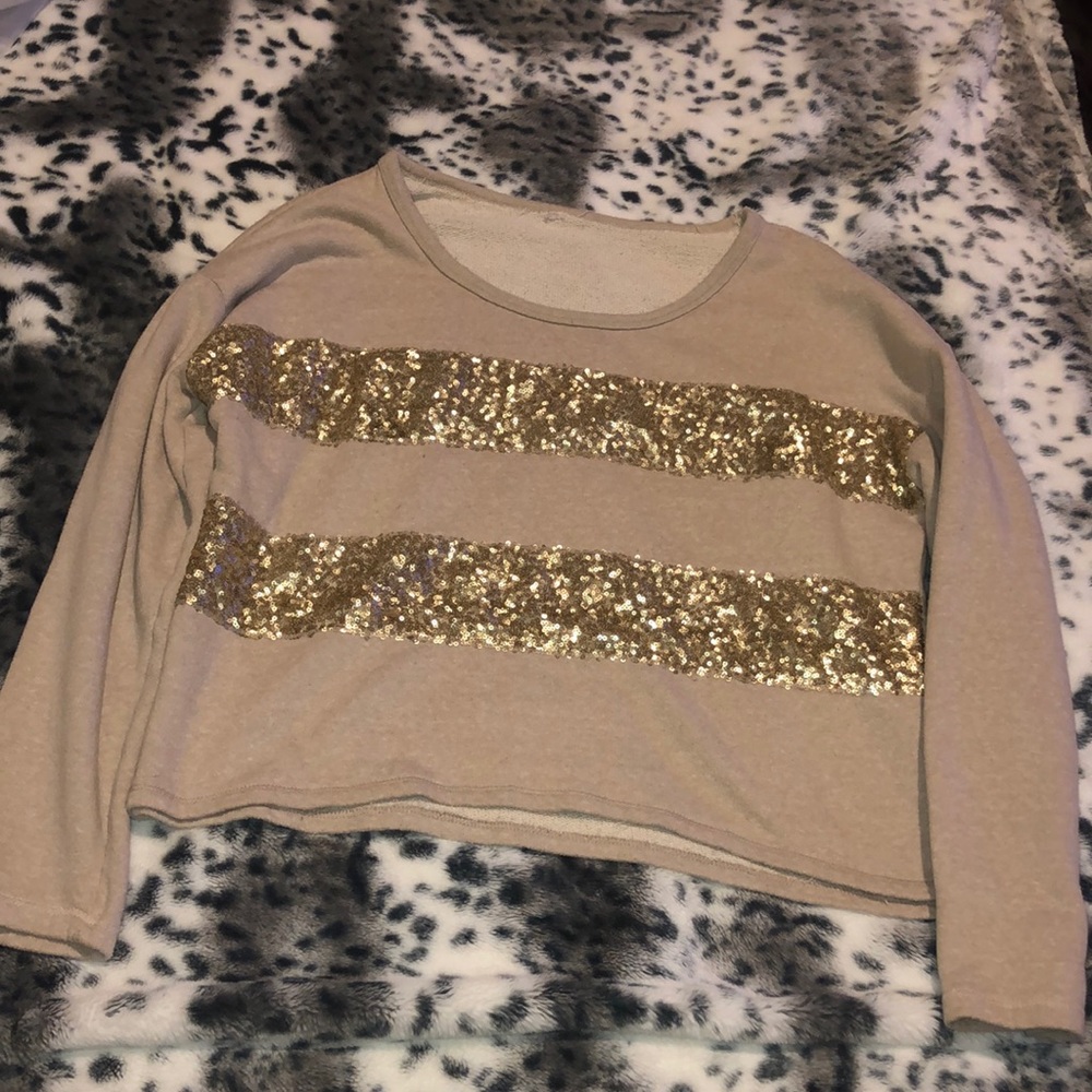 Sequin sweater
